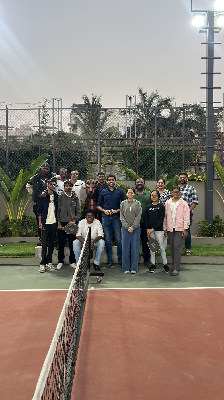Pickleball session